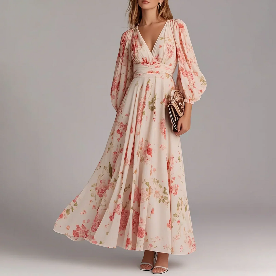 Grace Pink Floral Maxi