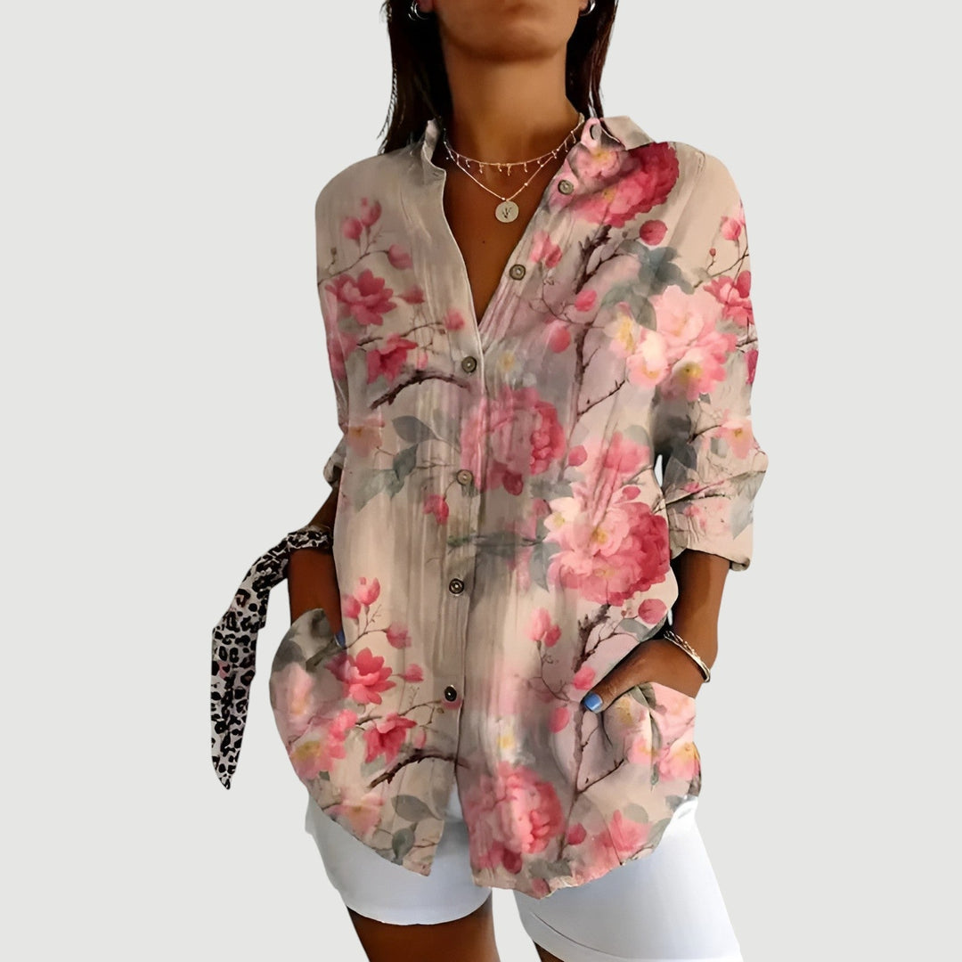 Iris™ | Blouse with Colorful Design
