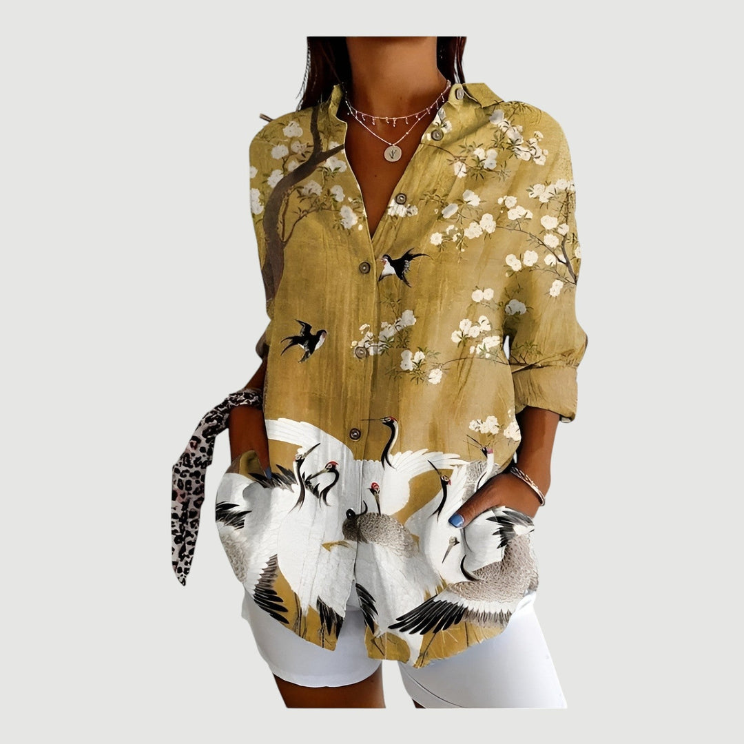 Ada™ | Blouse with Colorful Design