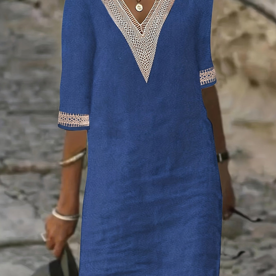 Avenza™ | Dune Lace Dress