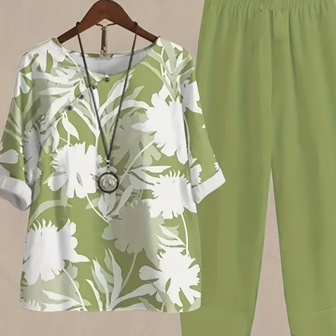 Liora™ | Floral Relaxed 2-Piece Set