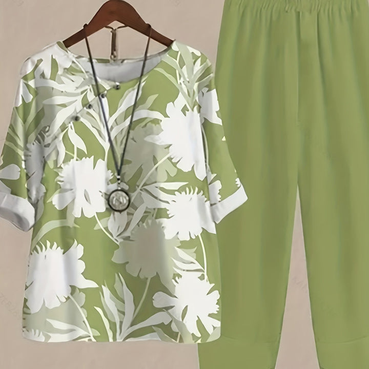 Liora™ | Floral Relaxed 2-Piece Set