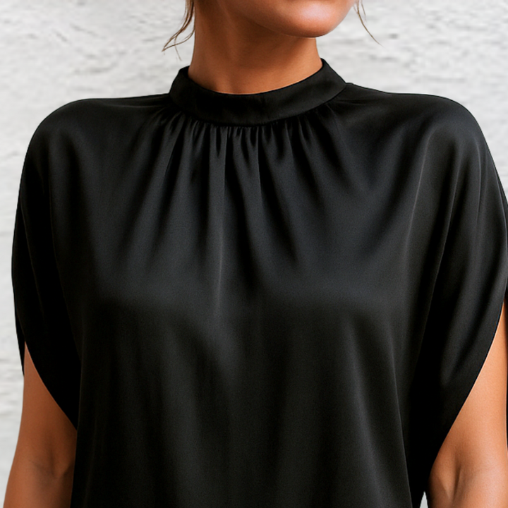 Delaney™ | Sleek Midnight-Toned Dress