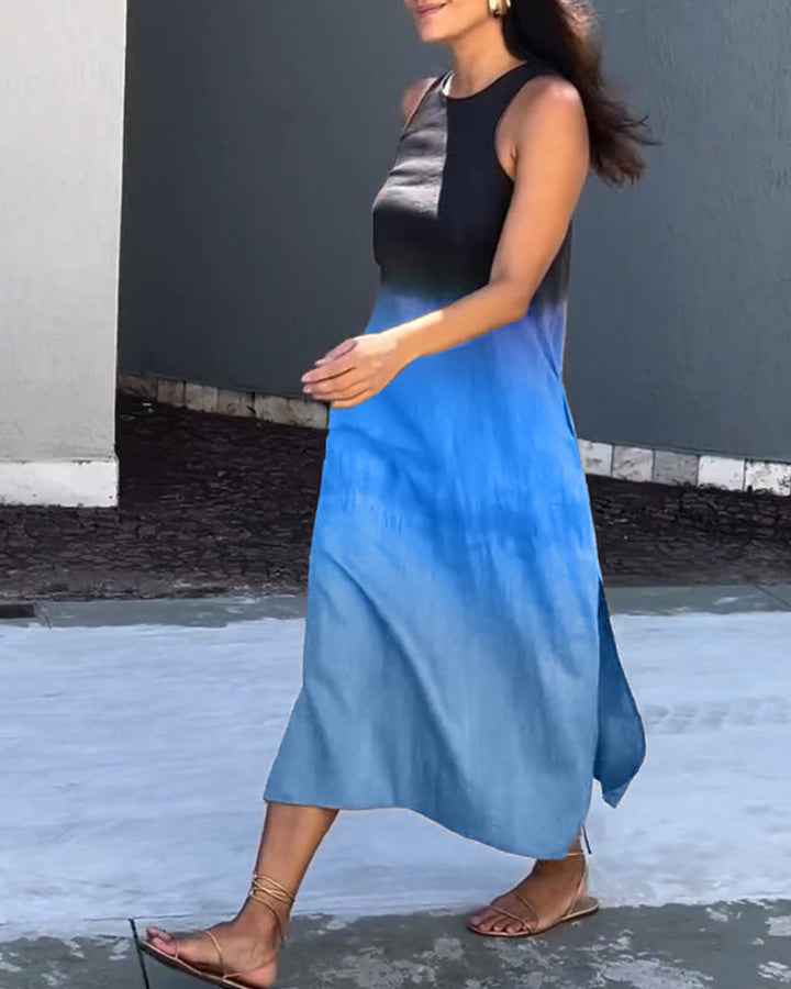 Anette™ | Sleeveless Gradient Dress