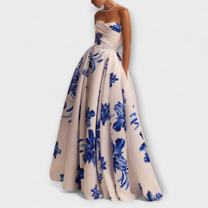 Rosalie---Schickes-Off-Shoulder-Blumen-Maxidress