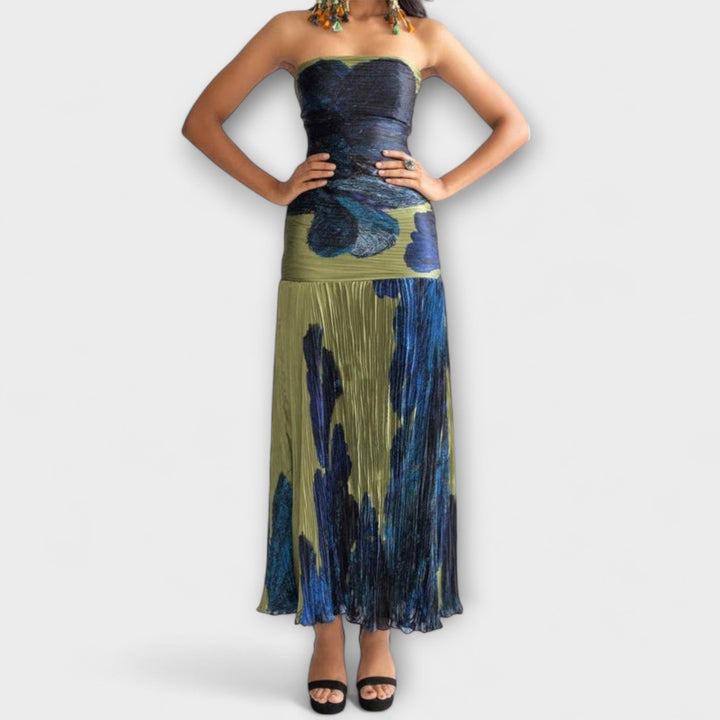 Noelle---Strapless-Midi-Dress