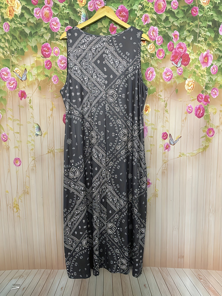 Lena™ | Sleeveless Boho Dress