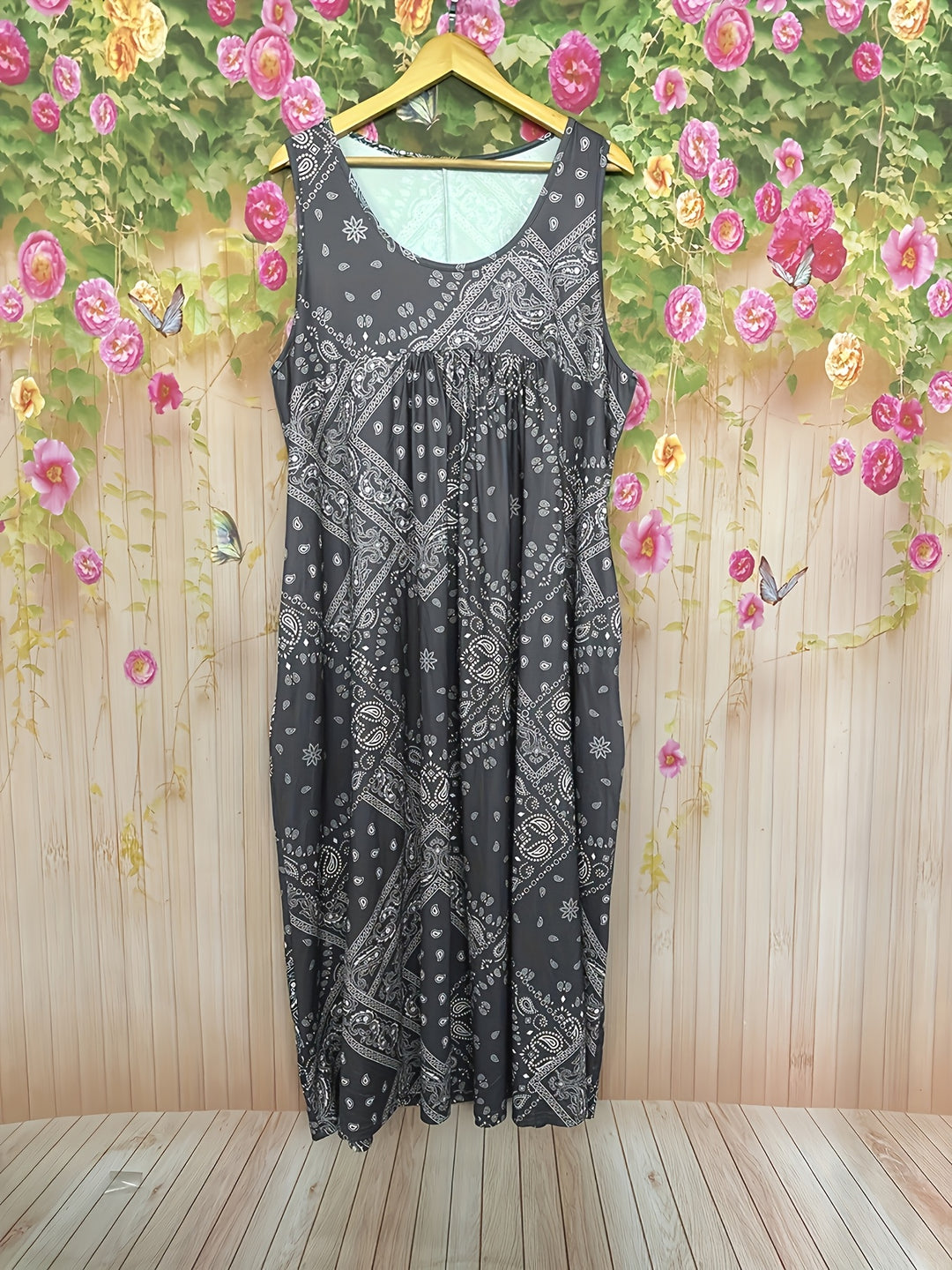 Lena™ | Sleeveless Boho Dress