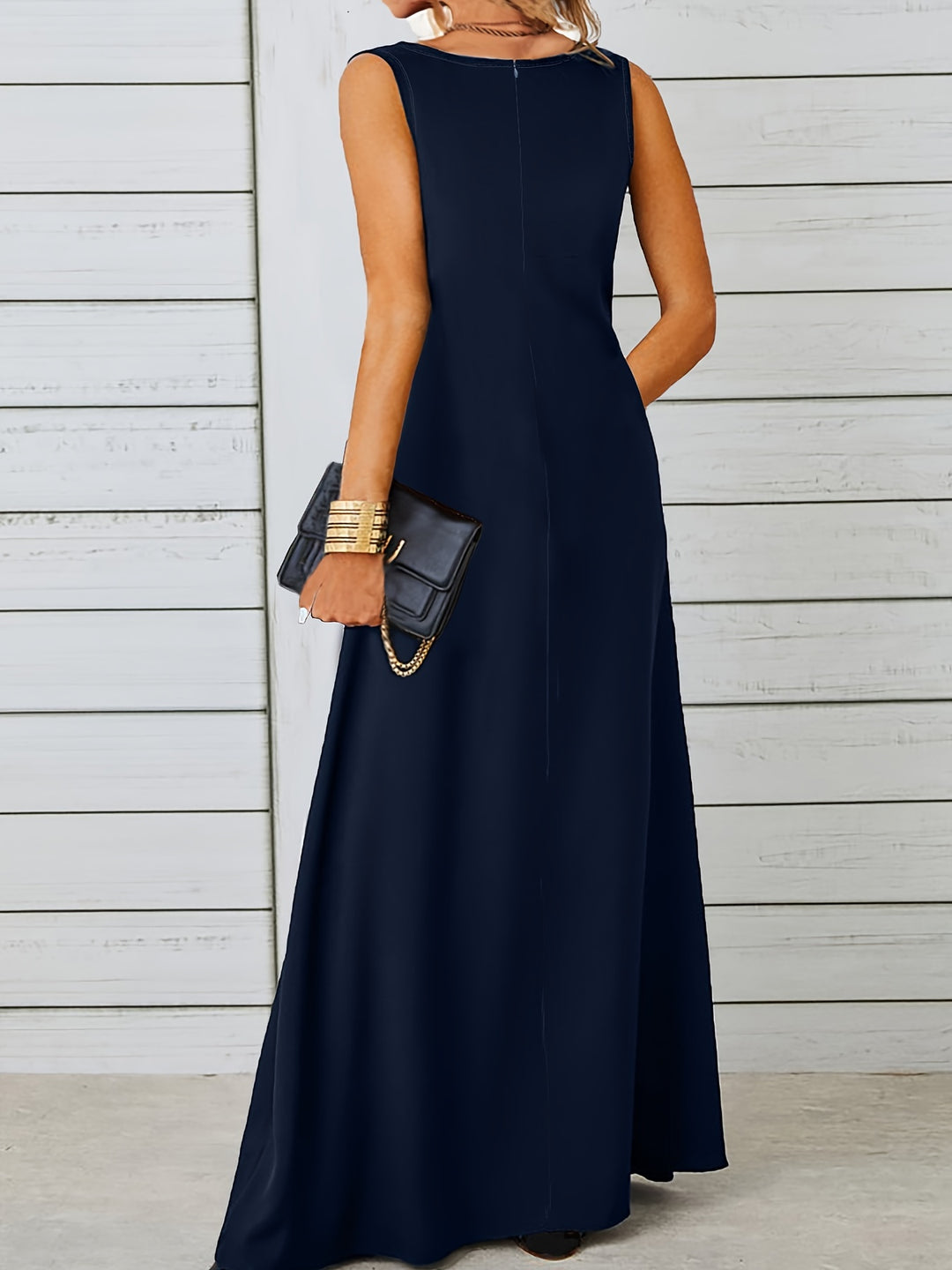 Celine™ | Elegant Sleeveless Maxi Dress