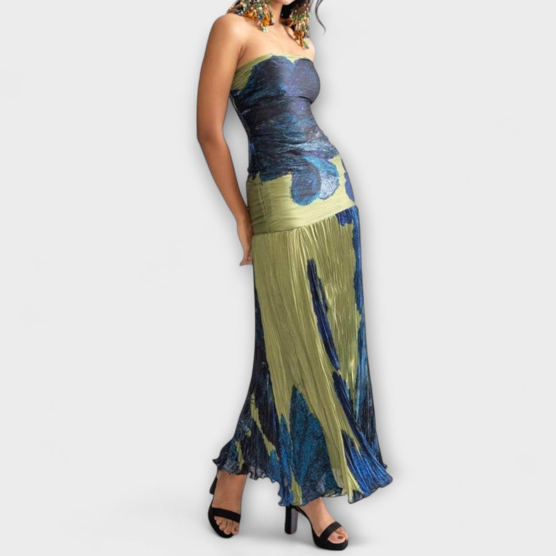 Noelle---Strapless-Midi-Dress