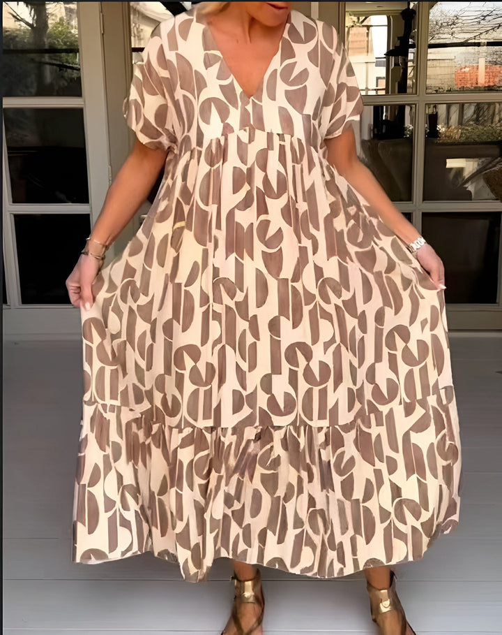 Celina™ | V-Neck Comfortable Dress