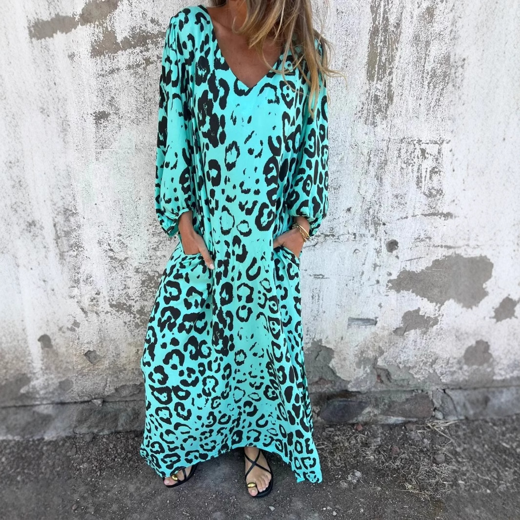 Denise™ | Women's Highlighted Leopard Print Dress