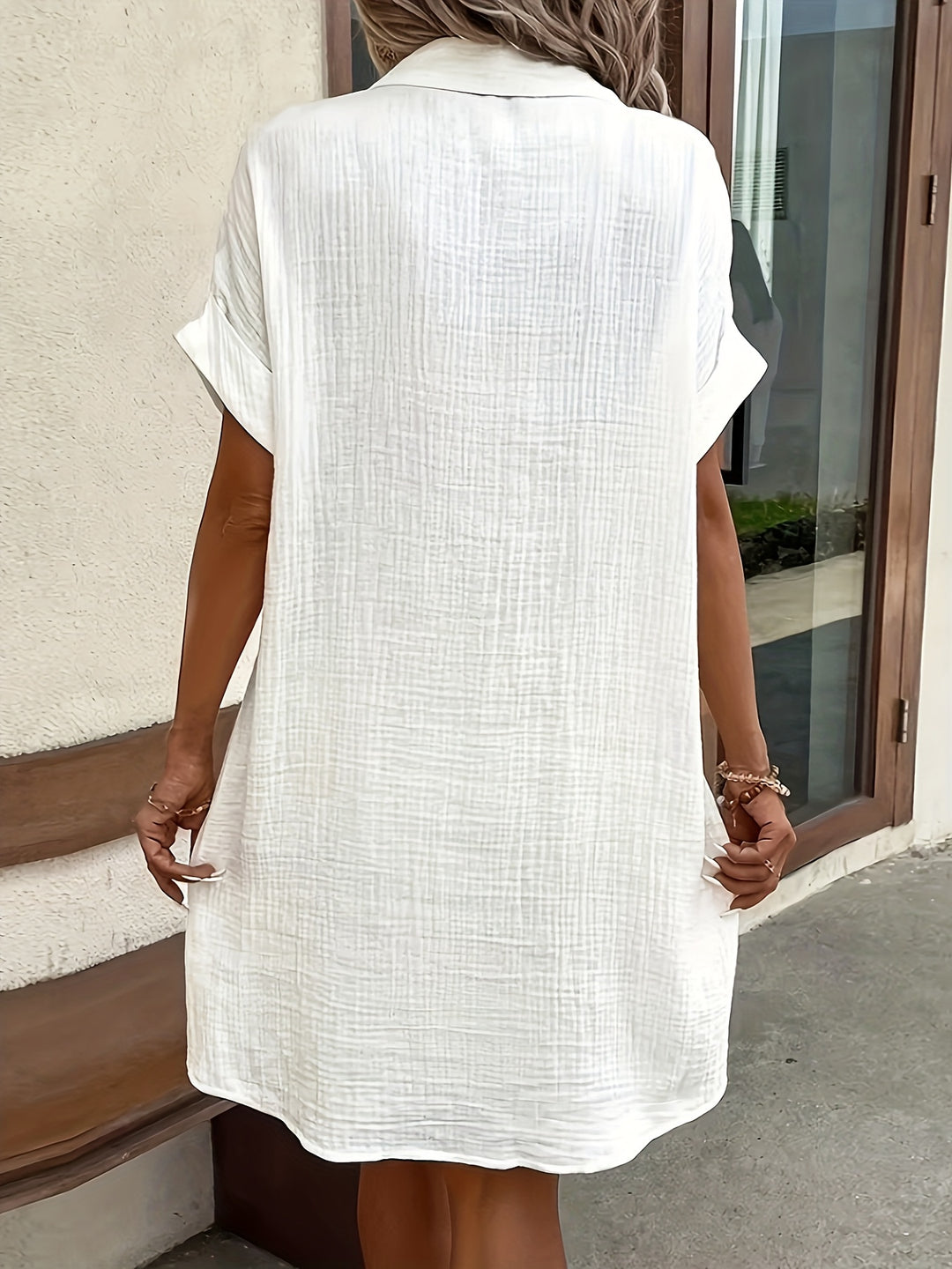 Rumi™ | Button-Up Shirt Dress