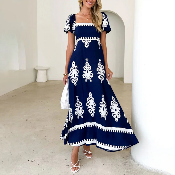 Aria Navy Square Maxi
