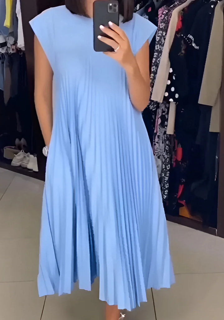 Simone | Light Pleated Dress