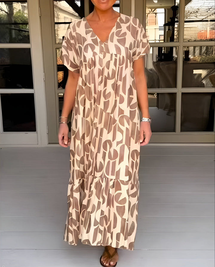 Celina™ | V-Neck Comfortable Dress