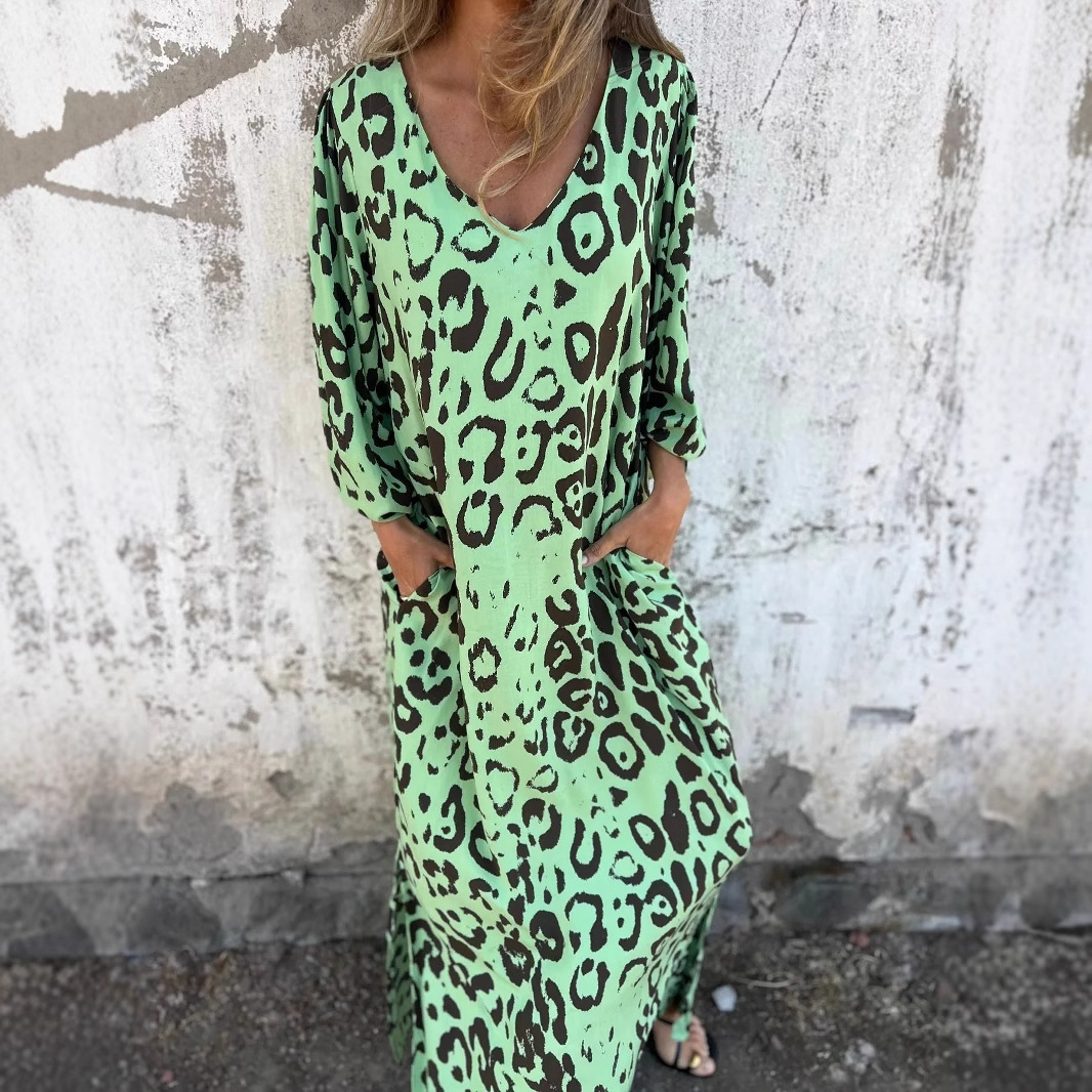 Denise™ | Women's Highlighted Leopard Print Dress
