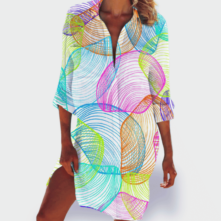 Brigitte™ | Colorful lightweight summer dress