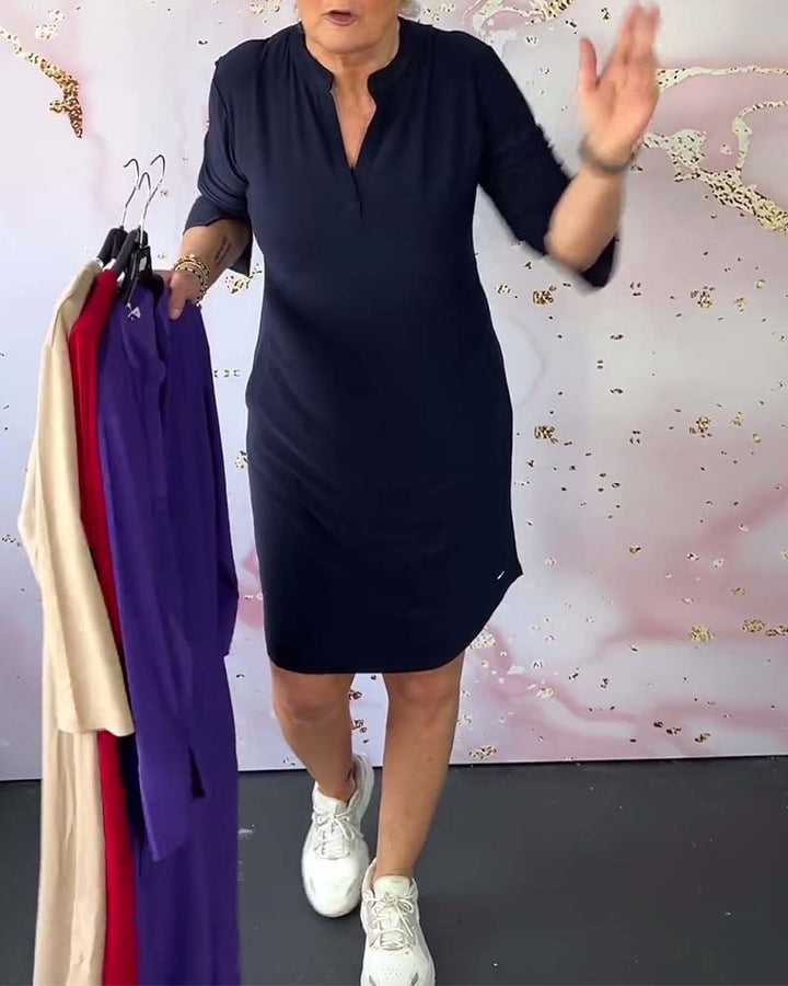 Hanne™ | Stylish V-Neck Dress