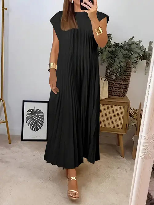 Simone | Light Pleated Dress
