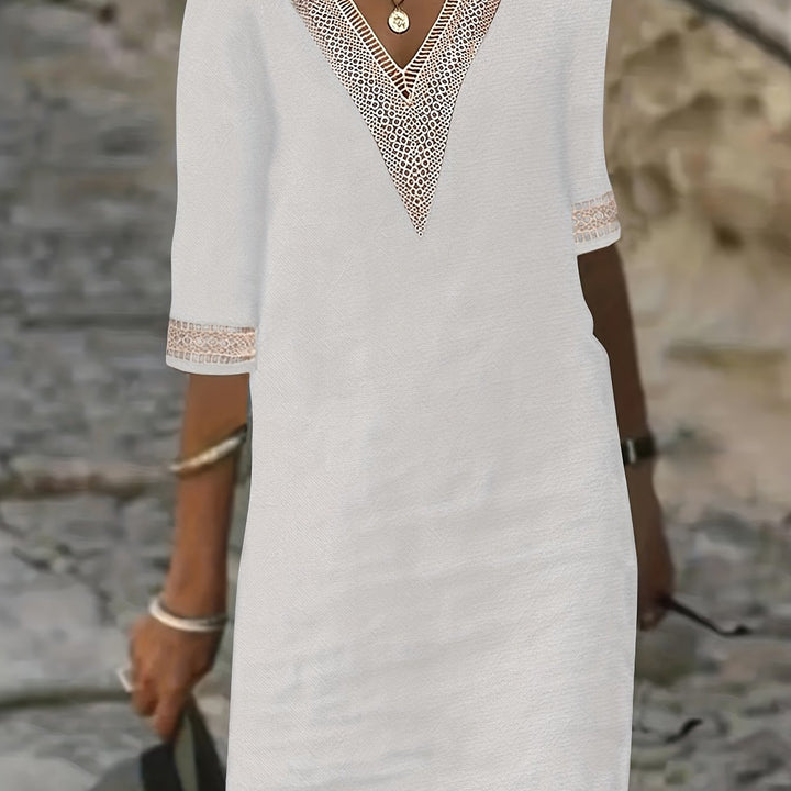 Avenza™ | Dune Lace Dress