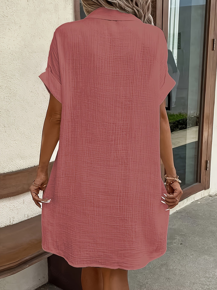 Rumi™ | Button-Up Shirt Dress