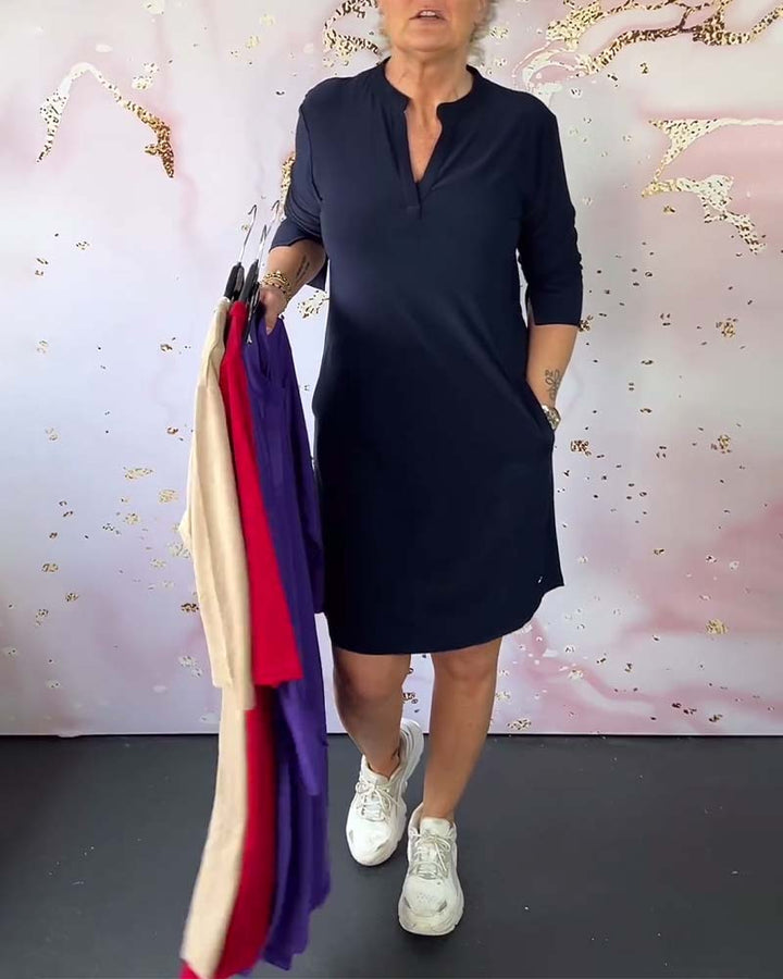 Hanne™ | Stylish V-Neck Dress