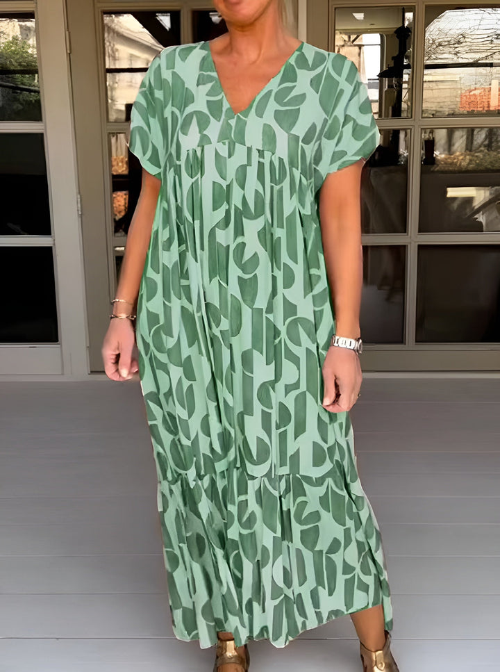 Celina™ | V-Neck Comfortable Dress