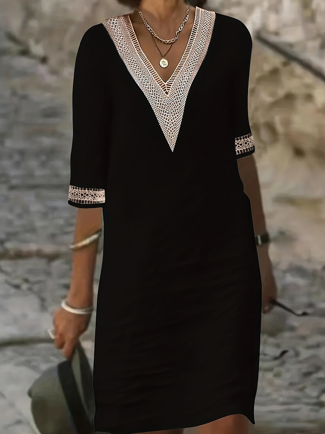 Avenza™ | Dune Lace Dress