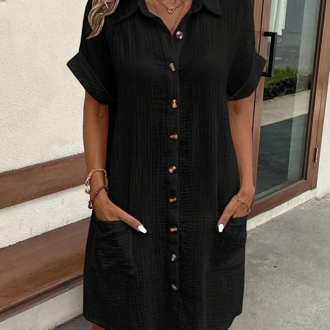 Rumi™ | Button-Up Shirt Dress