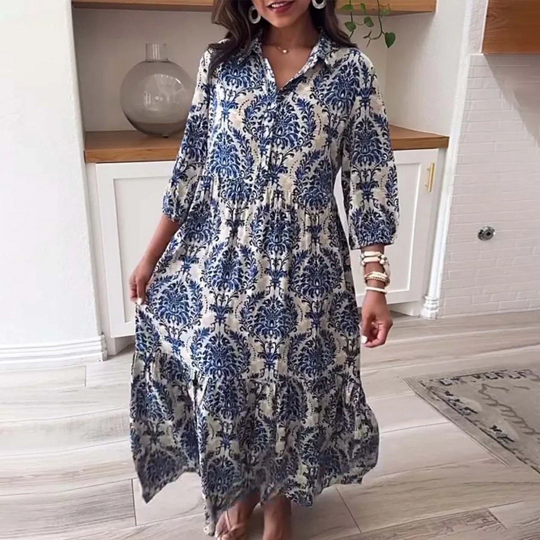 Chloe Printed Maxi Dress