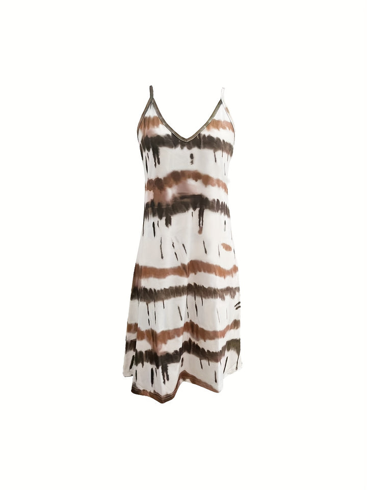 Kaia™ | Striped Boho Slip Dress