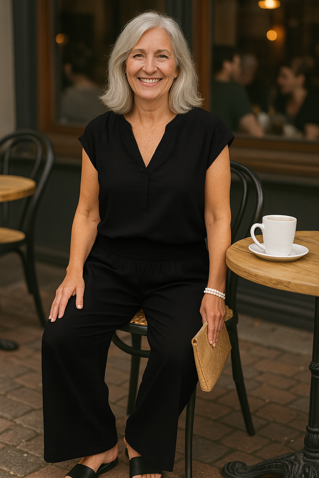 Helena | Wide-Leg Pants – Soft, No-Itch Waistband for All-Day Comfort
