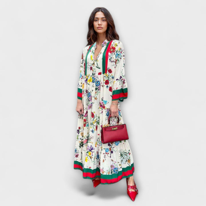 Oriana - Maxikleid mit floralen Druck