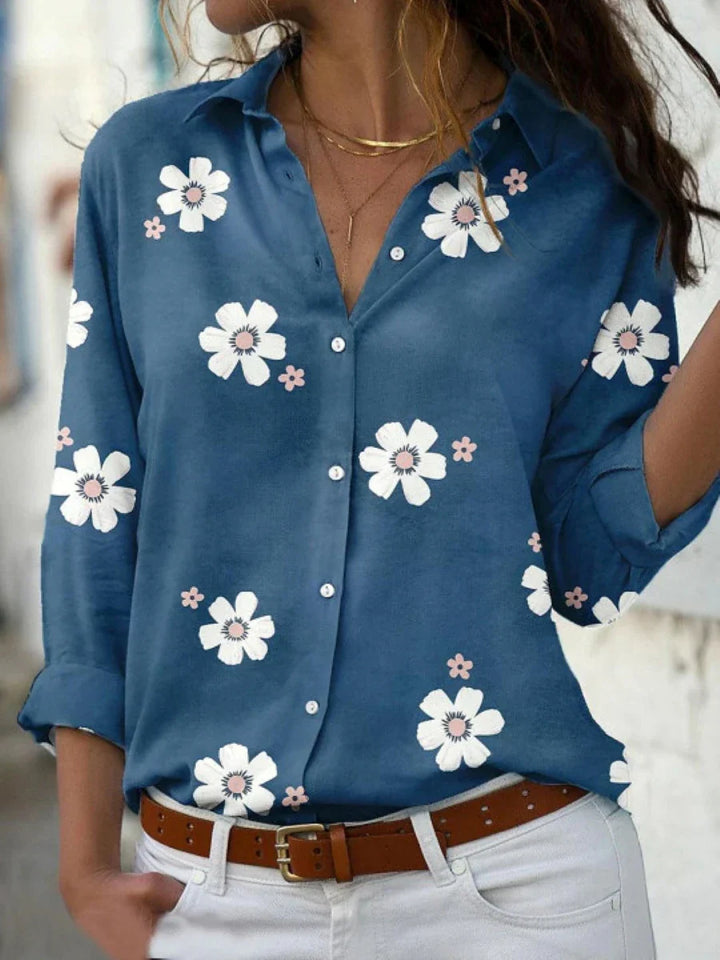 Grace | Soft Floral Blouse – Made to Flatter, Designed to Breathe