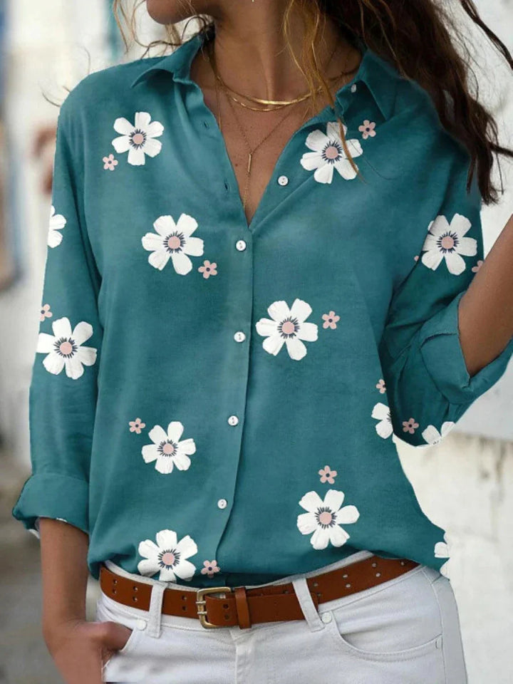 Grace | Soft Floral Blouse – Made to Flatter, Designed to Breathe