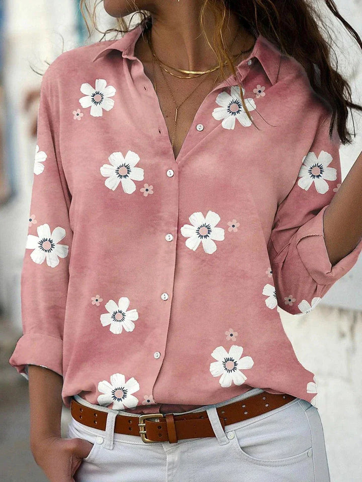 Grace | Soft Floral Blouse – Made to Flatter, Designed to Breathe