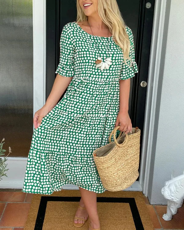 Angel | Relaxed Tiered Midi Dress