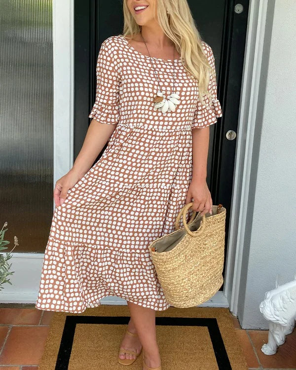 Angel | Relaxed Tiered Midi Dress