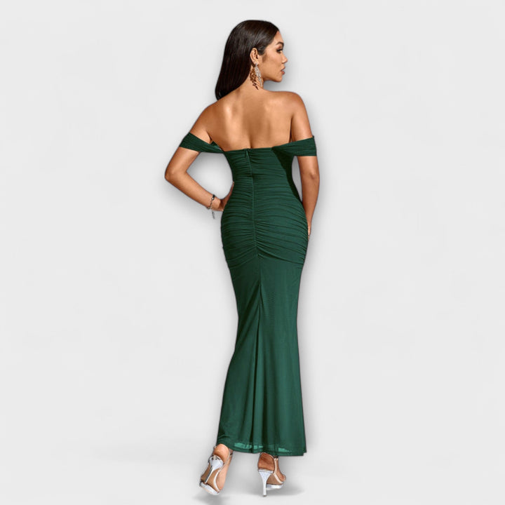 Ione---Off-Shoulder-Raffung-Bodycon-Dress