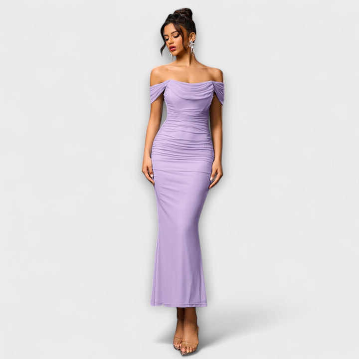 Ione---Off-Shoulder-Raffung-Bodycon-Dress