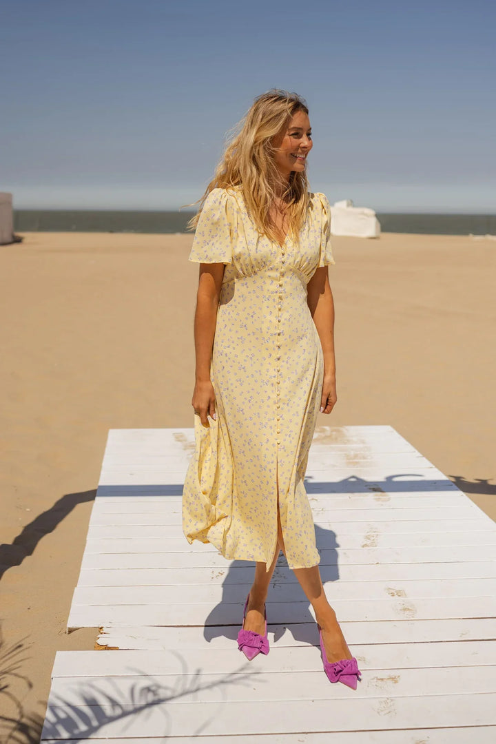 Daisy™ | Floral Summer Midi Dress