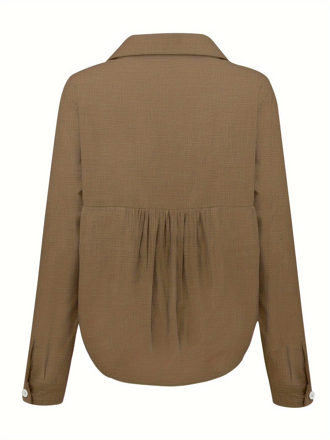 The Soline™ Linen Sunset Button-Down