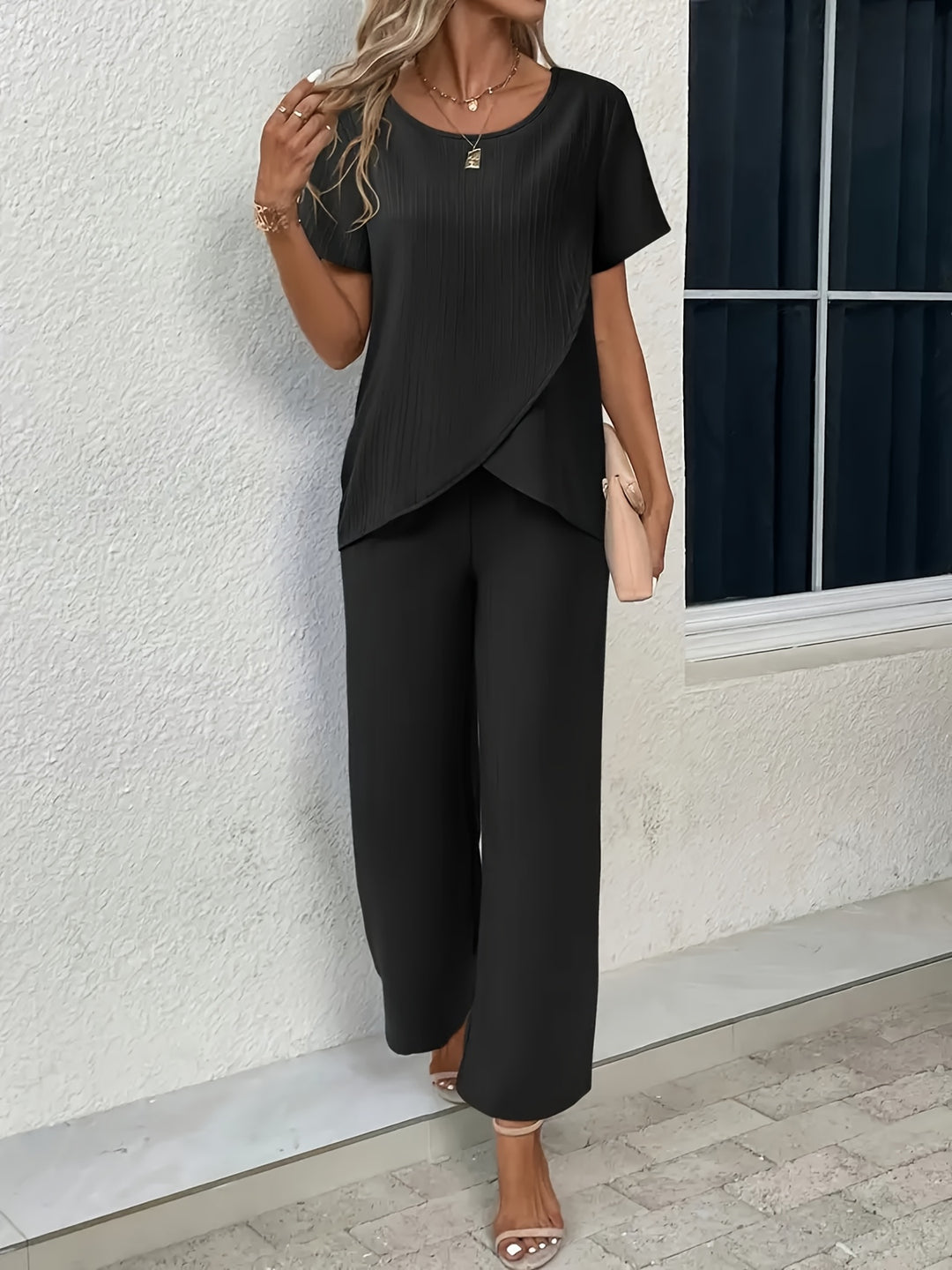 Eluné™ | Draped Noir Set