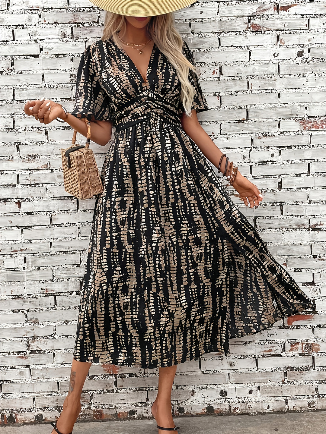 Zara™ | Twist Front Maxi Dress