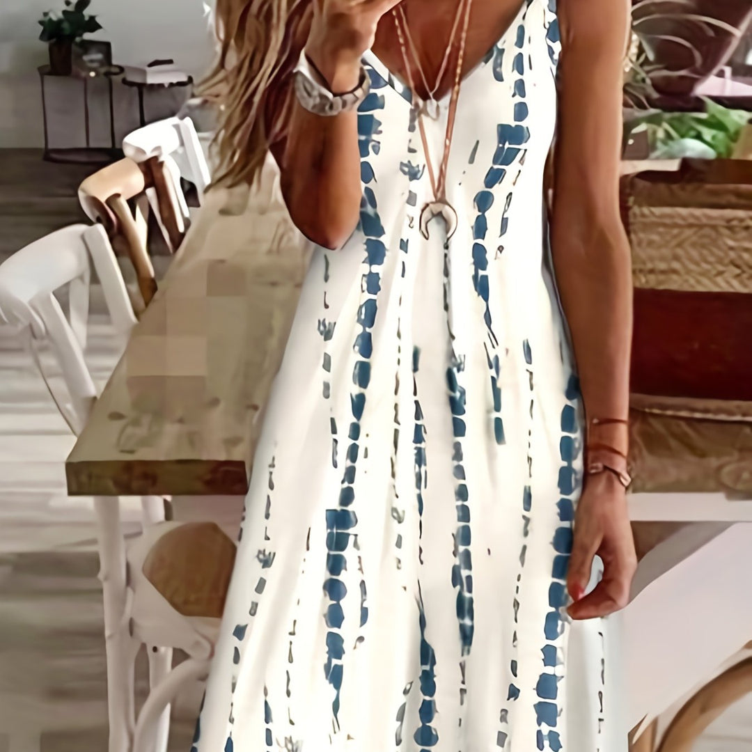 Kaia™ | Striped Boho Slip Dress