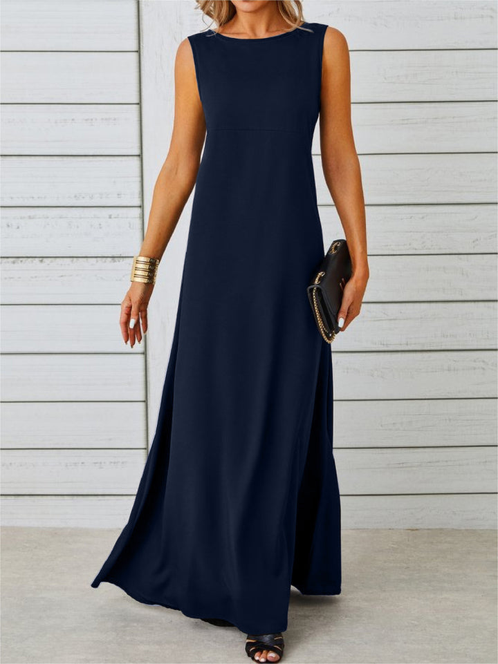 Celine™ | Elegant Sleeveless Maxi Dress
