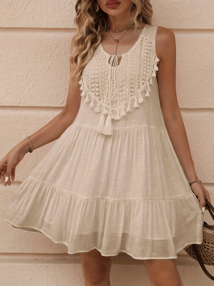 Sienna™ | Tassel Trim Dress