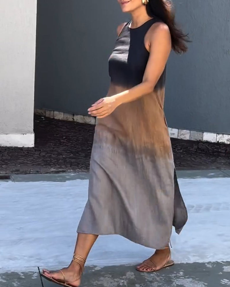 Anette™ | Sleeveless Gradient Dress