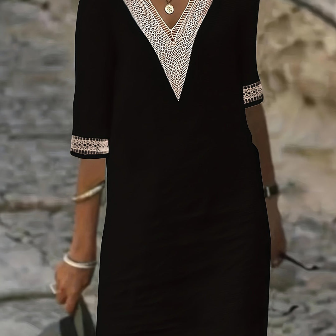 Avenza™ | Dune Lace Dress